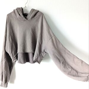 Fabulous Living LA Cropped Oversized Hoodie